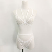 Sexy Women Lingerie Bandage Lace Dress Babydoll Underwear Nightwear Sleepwear G-string Bra Set Suit IMY66