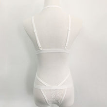 Sexy Women Lingerie Bandage Lace Dress Babydoll Underwear Nightwear Sleepwear G-string Bra Set Suit IMY66