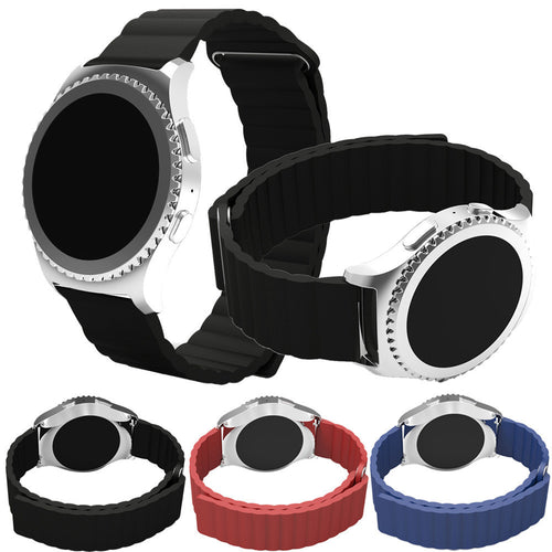 Genuine Leather Loop Type Watch Band Strap For Samsung Gear S2 Classic SM-R732 Replacement Straps Accessory IMY66