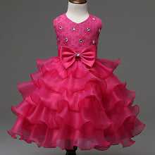 Kids Girl Dress Floral Baby Girls Dress Vestidos Wedding Party Clothes dresses For Wedding For 3-7 Years IMY66