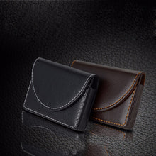 PU Leather Credit Card Package Card Holder Double Open Business Card Case Cover Wallet Porte Carte IMY66