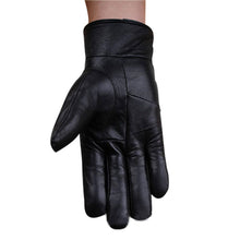 PU Leather Gloves Guantes Warm Full Gloves Men Simple Prevent Cold Outdoor Gloves For Men Gloves Mittens IMY66