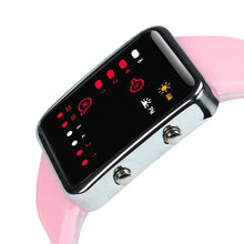 Red LED Digital Wrist Watch BiWristwatch PU Leather&Silicone Watches Relogios masculinos Women Mens IMY66