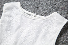 Kids Girls Dresses Children Sleeveless Party Princess Dress Lace Flower Gown Tutu Dress For 2-6 Years IMY66