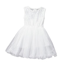 Kids Girls Dresses Children Sleeveless Party Princess Dress Lace Flower Gown Tutu Dress For 2-6 Years IMY66