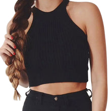 Style Women Sexy Short Cropped Knitted Vest Top Sleeveless Blouse Casual Tank Tops Shirt Crop Tops Tanks IMY66