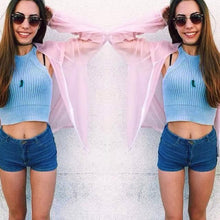 Style Women Sexy Short Cropped Knitted Vest Top Sleeveless Blouse Casual Tank Tops Shirt Crop Tops Tanks IMY66