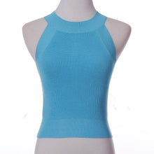 Style Women Sexy Short Cropped Knitted Vest Top Sleeveless Blouse Casual Tank Tops Shirt Crop Tops Tanks IMY66