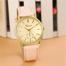 Unisex Women Men Analog Quartz WristWatch PU Leather Band Watches Lover Couple Watch relogio masculino feminino IMY66