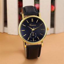 Unisex Women Men Analog Quartz WristWatch PU Leather Band Watches Lover Couple Watch relogio masculino feminino IMY66
