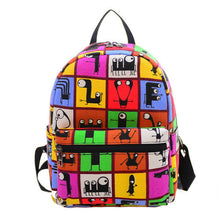 Woman Backpack Canvas School Bag Printing Lightweight School Backpacks Women's Bags mochilas feminina IMY66