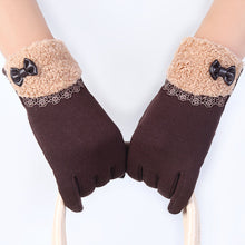 Woman Warm Gloves Touch Screen Female Gloves Mittens al aire libre deporte Warm Gloves guantes IMY66