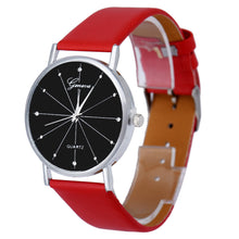 Women Ladies Quartz Watches Casual Rhinestone Round Case Dial PU Leather Wrist Watch For Women relogio feminino IMY66