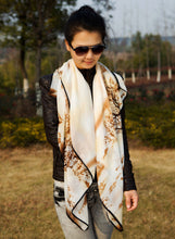 from india promotion Slik Chiffon Scarf Women Tree Print Wrap Shawl Scarf Sarong Soft Long Voile Stole Scarves IMY66