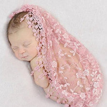 Newborn Baby Girls Boys Maternity Props Lace Wraps Photography Baby Shower Dress Quilt Excluding headdress flower IMY66