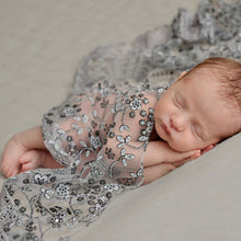 Newborn Baby Girls Boys Maternity Props Lace Wraps Photography Baby Shower Dress Quilt Excluding headdress flower IMY66