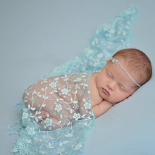 Newborn Baby Girls Boys Maternity Props Lace Wraps Photography Baby Shower Dress Quilt Excluding headdress flower IMY66