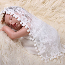 Newborn Baby Girls Boys Stretch Lace Wrap Baby Showerborn Maternity Paddingborn Baby Photography Prop IMY66
