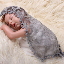 Newborn Baby Girls Boys Stretch Lace Wrap Baby Showerborn Maternity Paddingborn Baby Photography Prop IMY66