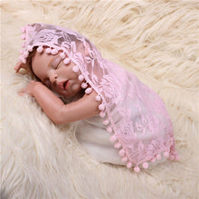Newborn Baby Girls Boys Stretch Lace Wrap Baby Showerborn Maternity Paddingborn Baby Photography Prop IMY66