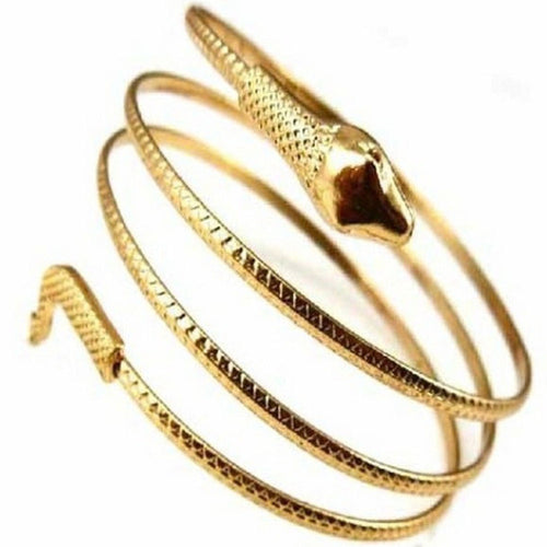 Punk Style Coiled Snake Spiral Upper Arm Cuff Armlet Armband Bangle Bracelet Jewelry Present IMY66