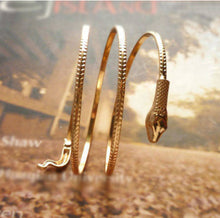 Punk Style Coiled Snake Spiral Upper Arm Cuff Armlet Armband Bangle Bracelet Jewelry Present IMY66