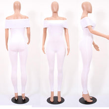 Romper Women One Piece Long Jumpsuit Sexy Sexy Off Shoulder Form Fitting Clubwear Bodysuit macacao feminino IMY66