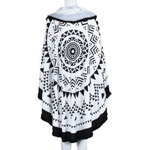 Round Hippie Tapestry Beach Throw Roundie Mandala Towel Mat Bohemian Beach mats Kimono Tunic Tassel IMY66