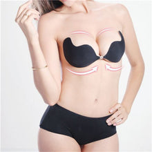 Sexy Women Silicone Bra Self Adhesive Front Closure Push Up Strapless Invisible Bra Backless For Wedding IMY66