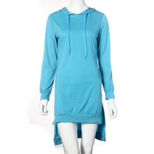 Long Sleeve Warm Pocket Sweatshirts Women Pullover Dress Lady Hoodies Vestidos Casual s Dress Plus Size IMY66