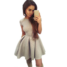 Spring/Party Dresses Sexy Backless Princess Pink Bow Dresses O-neck Party Dresses Vestidos Robes IMY66