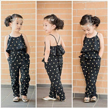 Kids Girls Rompers Clothes Kids Girls Harness Heart-shaped Piece Clothing Set Kids Jumpsuit Clothes IMY66