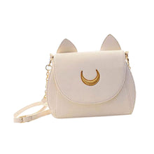 Limited Sailor Moon Chain Shoulder Bag Lady Luna Cat PU Leather Handbag Women Messenger Crossbody Small Bag IMY66