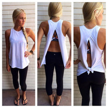 Style Women Sexy Halter Open Back Vest Top Sleeveless Blouse Casual Tank Tops White T-Shirt blusas femininas IMY66