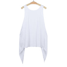 Style Women Sexy Halter Open Back Vest Top Sleeveless Blouse Casual Tank Tops White T-Shirt blusas femininas IMY66