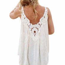 Women Chiffon Blouse White Vest Stitching Lace Sling Shirt Clothes Casual Tops Tank blusa de renda feminino IMY66