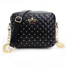 Women Bag Women Messenger Bag Rivet Chain Shoulder Bag PU Leather Crossbody Bag bolsa feminina IMY66