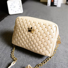 Women Bag Women Messenger Bag Rivet Chain Shoulder Bag PU Leather Crossbody Bag bolsa feminina IMY66