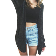 Women Casual Knitted Sweater Cardigan Long Sleeve Oversized Women Clothing Loose Sweater Outwear Coat Tops IMY66