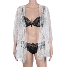 Women Elegant Blouses Boho Lace Loose Chiffon Hollow Beach Shirt Cardigan Sunscreen Tops Cover Up Outwear blusas IMY66