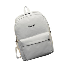 Women Men Backpack Casual NIGHT&DAY Couple Canvas Satchel School Bag Backpack Rucksack For Teenage Mochila Feminina IMY66