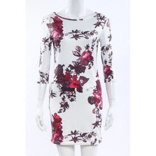 Women Dress Sexy Off Shoulder Printing Dress Tunic Bodycon Sheath Dresses Robe vestidos de festa IMY66