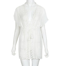 Women Dress Sexy Hollow Floral Lace Embroidered Crochet Beach Dresses Hippie Boho Dress Vestidos femininos IMY66