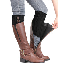 Women Button Crochet Knitted Boot Socks Cuffs Beauty Decors Sock Promotional leg warmers for women IMY66