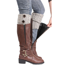 Women Button Crochet Knitted Boot Socks Cuffs Beauty Decors Sock Promotional leg warmers for women IMY66