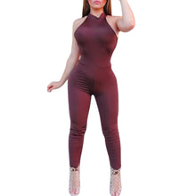 macacao feminino Women Sexy Backless Bodycon Jumpsuit Romper Slim Clubwear Backless Bodysuit Overall Rompers IMY66