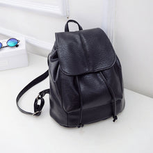 college schoolbag washed PU leather backpack woman Korean tidal leisure travel bag Boutique backpacks IMY66