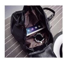 college schoolbag washed PU leather backpack woman Korean tidal leisure travel bag Boutique backpacks IMY66