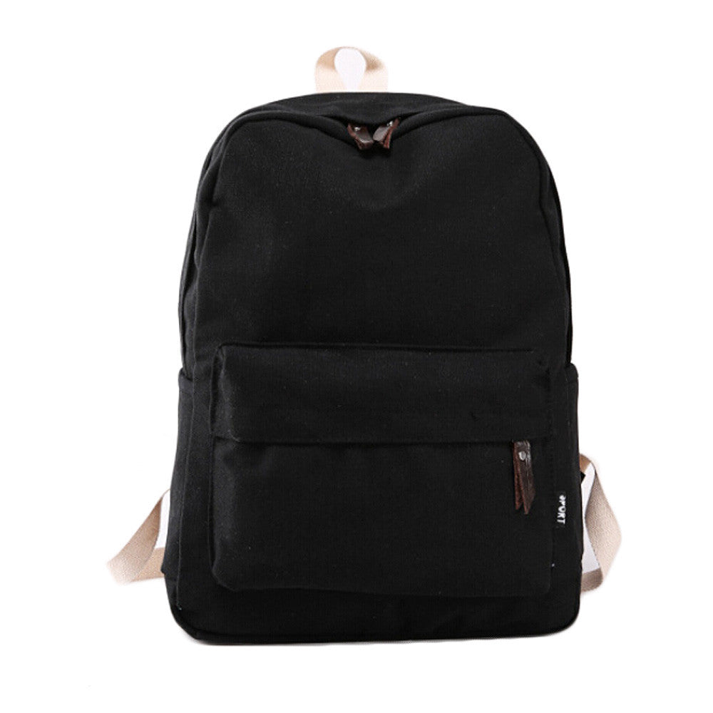 women canvas backpack pretty style daily schoolbag candy color women back pack college teenager schoolbag IMY66