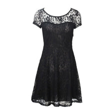 vestido femme robe Women Sexy Floral Lace dress Casual O-Neck Party Bodycon Bandage Dress vestido de festa IMY66